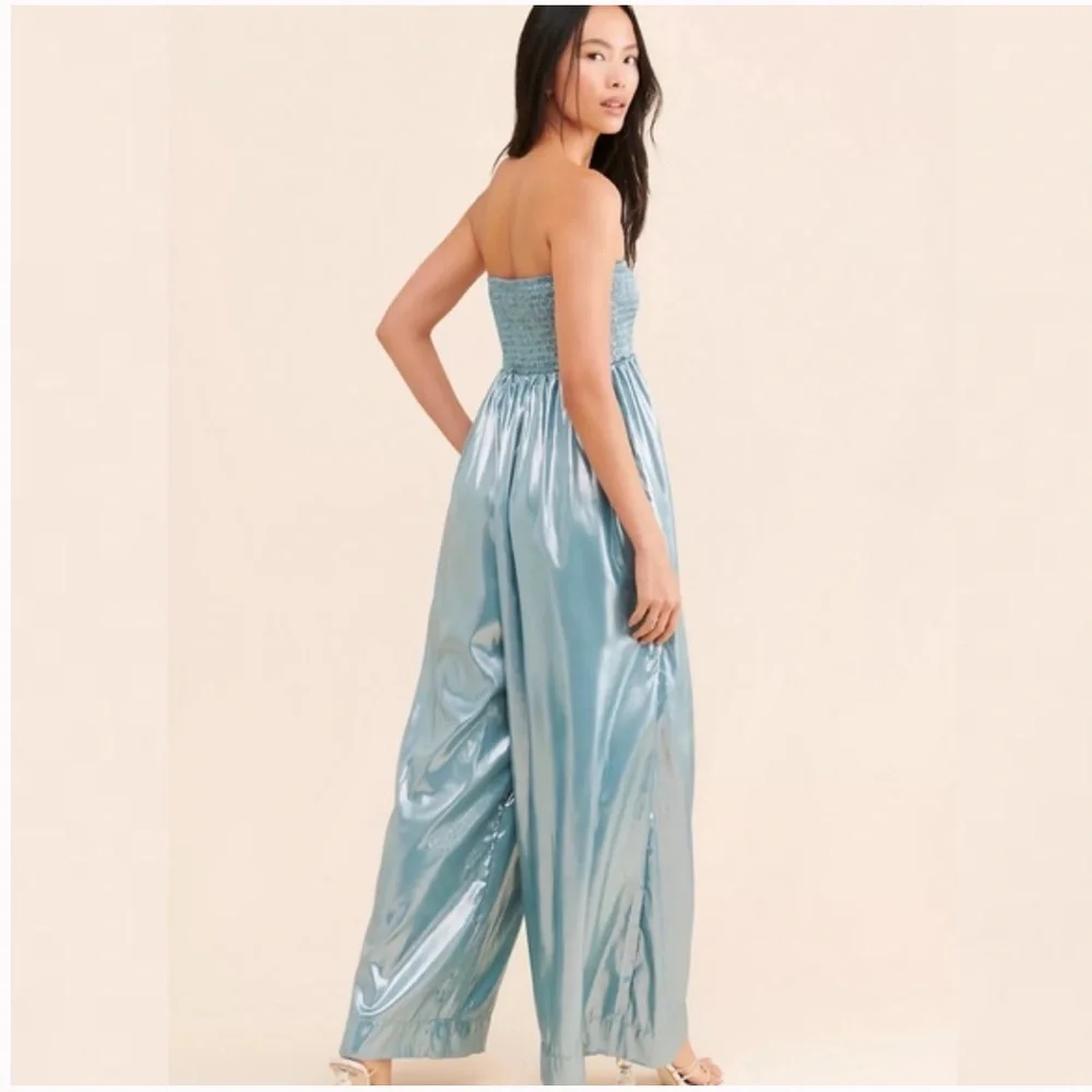 Free People Julie Metallic Jumpsuit - Picture 3 of 10